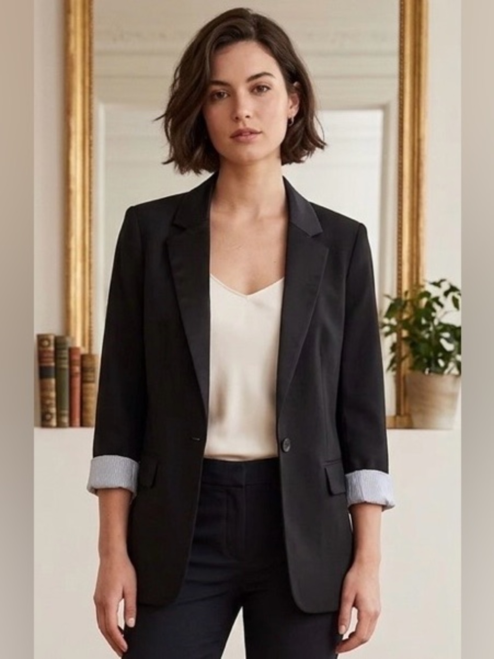 American Eagle Outfitters Black Women's Blazer